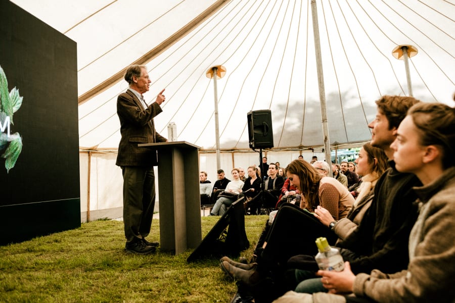 Kim Stanley Robinson holder oplægget "Der er ingen Planet B" under Bloom Festival den 28. maj. Foto: Malthe Ivarsson / Bloom