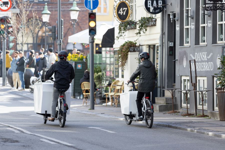 Flere og flere virksomheder bytter varebilen ud med den elektriske ladcykel. Foto Two Wheel Company. 